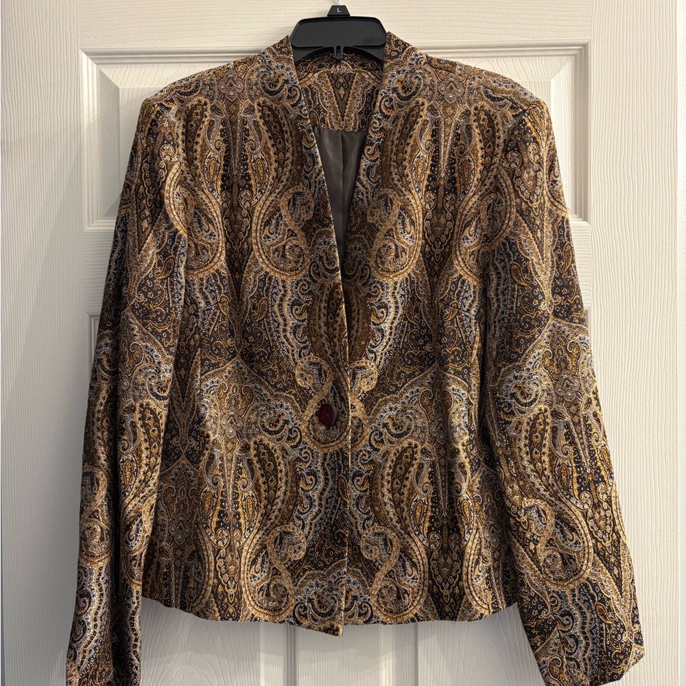 Paisley Patterned Blazer